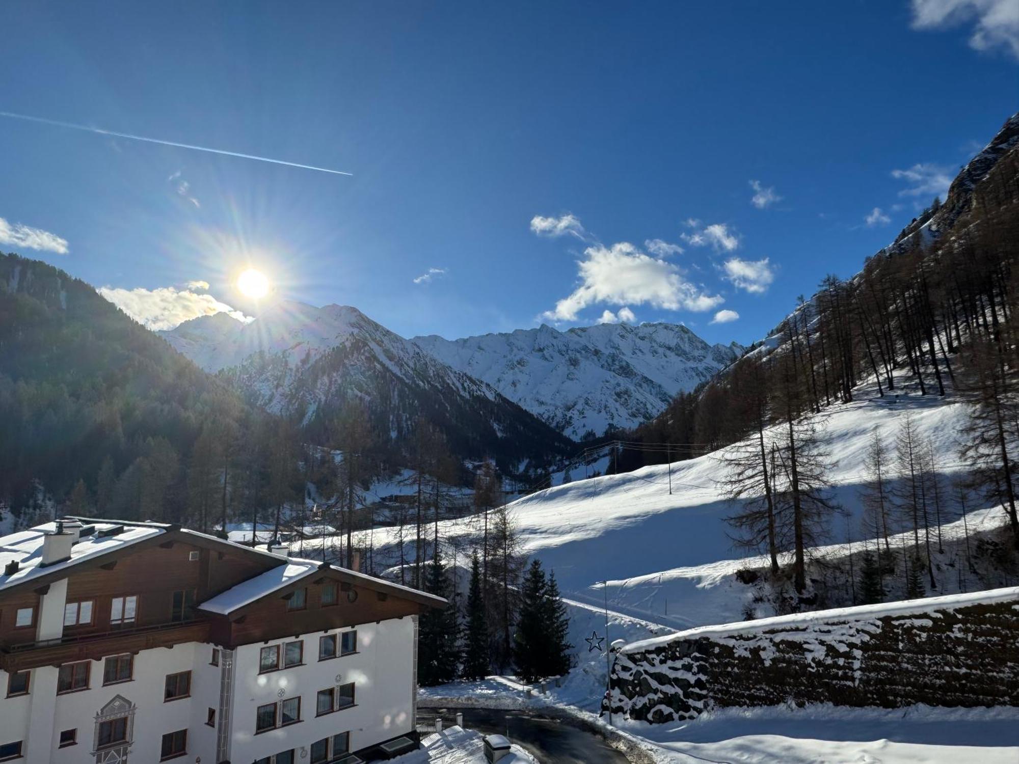 Sonnenhotel Soldanella Sonneck Samnaun Kültér fotó